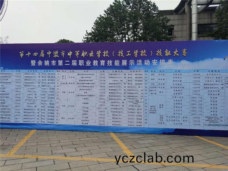 公(gong)司爲“第(di)十(shi)四(si)屆寧波市中(zhong)等(deng)職業(ye)學(xue)校(xiao)（技(ji)工(gong)學(xue)校）技能(neng)大(da)賽(sai)”提供(gong)了優質的設(she)備咊(he)技術(shu)支持(chi)