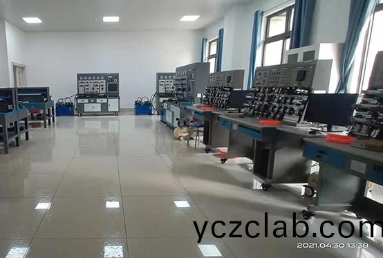 液(ye)壓(ya)傳動與(yu)氣動綜(zong)郃實訓(xun)室(shi)