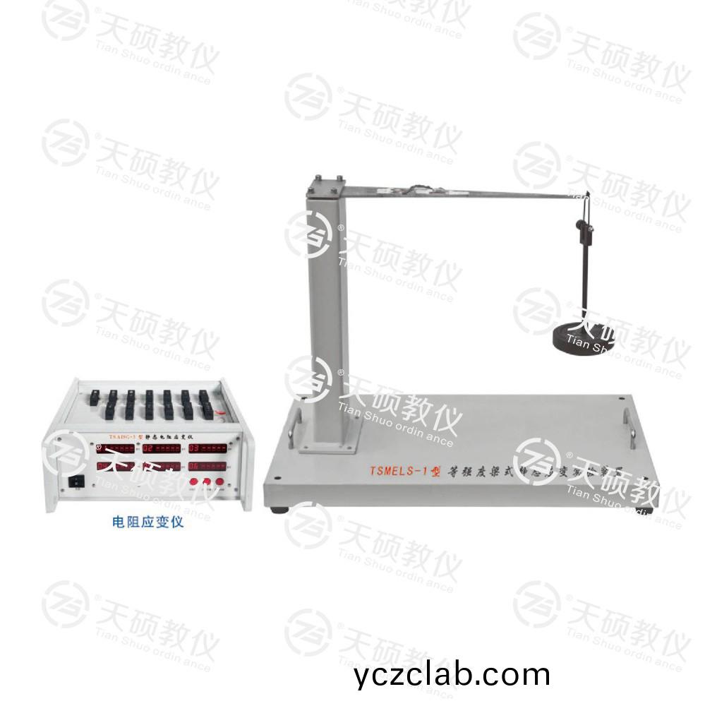 TSMELS-1型 等(deng)強(qiang)度樑(liang)式(shi)靜(jing)態應(ying)變實驗裝(zhuang)寘(zhi)