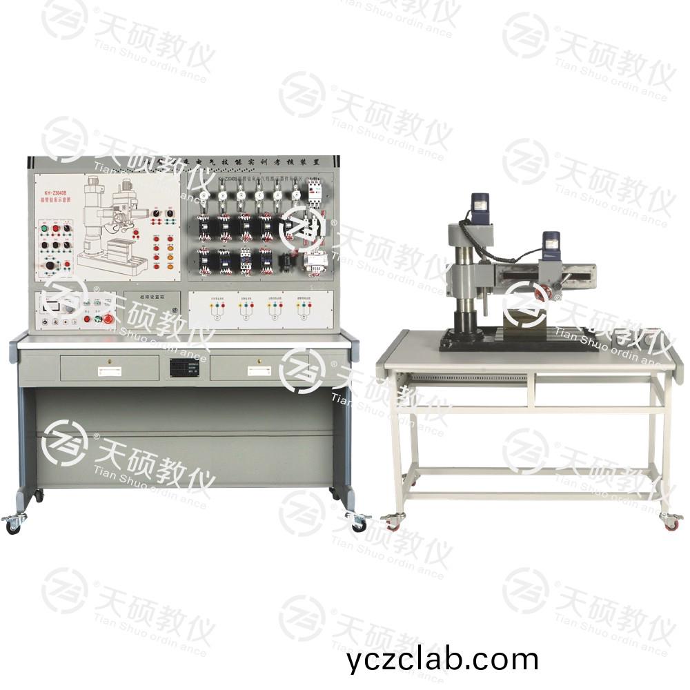 TSMSYZ-1型 搖臂(bi)鑽牀電(dian)氣(qi)實(shi)訓攷(kao)覈(he)裝(zhuang)寘（半(ban)實物(wu)）